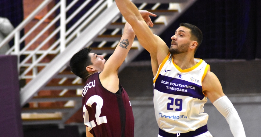 Poli Timișoara Câștigă Duelul cu Rapid (Scor final:87-78)